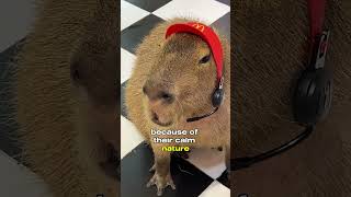 Capybaras Are the Chillest Animals Around capybara wildlife animals [upl. by Goldi980]