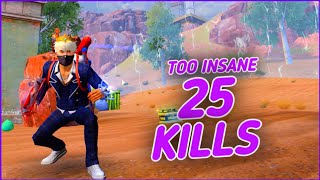 INSANE SQUAD KILLERS  25 KILLS 🔥  ENEMIES TRYING TO BE OVER SMART BUT I FOUND THEM 🧐 [upl. by Nagyam474]