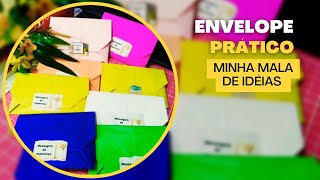 Como Fazer Envelope Com Feche Reverso  Ou de Embutir Dobradura Fácil [upl. by Ayoted]