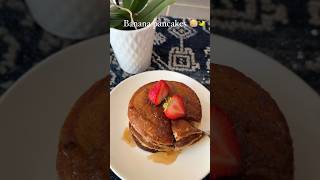 Banana pancakes 🥞 bananapancakerecipepancakecakeshoftsusaindiaindianindiansweetsweet [upl. by Llevel]