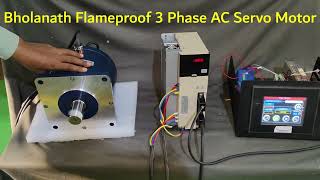 Flameproof 3 phase AC Servo Motor  Explosion proof  Servo Motor  45KW  Atex  Bholanath  Eng [upl. by Marcela]