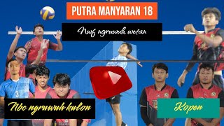 Putra Manyaran cup 18 Ngruwuh wetan Ngruwuh kulon vs Kopen [upl. by Anomahs]