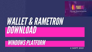 Pandosoft Wallet and Rametron RT Download and Installation [upl. by Anayia928]