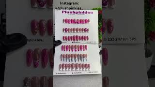 Classy presson nails🤭🩷 nailart pressonnails nails pressonnailsbusiness fyp goviral [upl. by Haikezeh]