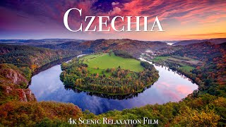 Czechia 4K  Scenic Relaxation Film With Calming Music [upl. by Llehcal50]