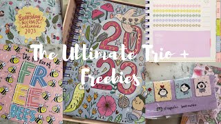 2023 Alicia DSouza Planner Unboxing  The Ultimate Trio amp Freebies [upl. by Sirrep]