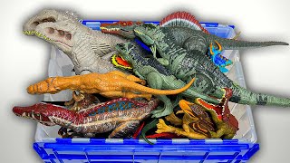 100 Jurrasic World Dino Figures  Indominus Rex T Rex Spinosaurus and More [upl. by Polak]