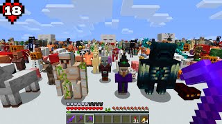 I Trapped EVERY Mob in Minecraft Hardcore [upl. by Aitselec]