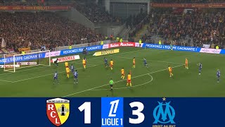 Lens vs Marseille 13  Ligue 1 2425  Match Highlights [upl. by Heady]