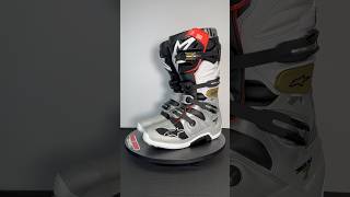 Alpinestars Tech 7 Boots  BlackSilverWhiteGold alpinestars tech7 astars motorcross [upl. by Ardeid]