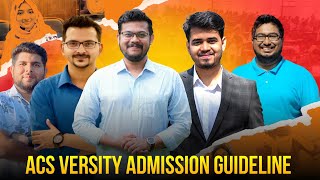 ACS Versity Admission Oriantion Class amp Admission GuideLine by Apar vai  HSC 2024 [upl. by Ayidan]