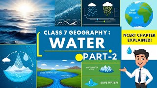 Class 7th Geography Chapter 5 Part 2  Water [upl. by Aryad]