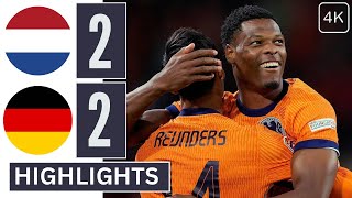 Netherlands vs Germany 22 All GOALS amp Extended HIGHLIGHTS  Reijnders Dumfries Undav Kimmich [upl. by Aiyotal]