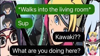 Boruto Sleepover Part 18 The Begining Of Night 3😂❤️  Naruto Groupchat [upl. by Deeraf]