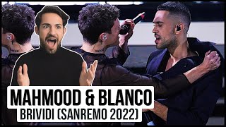 Mahmood BLANCO  Brividi  Sanremo 2022 Winner REACTION Eurovision Italy [upl. by Deegan]