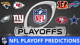 NFL Playoff Picture  Predictions Projecting Each Divisional Round Game For 2023 NFL Playoffs [upl. by Mychal]