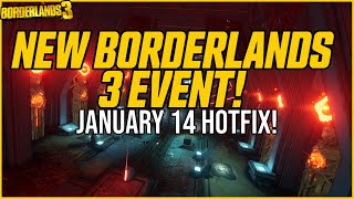 NEW EVENT IN HOTFIX Supercharged Crystals Event  Weapon Buffs  Borderlands 3 January 14 Hotfix [upl. by Boony904]