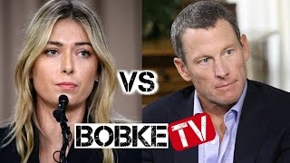 Maria Sharapova VS Lance Armstrong  Drug admissions [upl. by Jaquiss741]