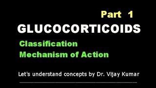 Glucocorticoids Classification  Glucocorticoids Mechanism Of Action  Corticosteroids Pharmacology [upl. by Ikkim549]