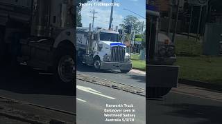 Kenworth Truck Earthmover Seen in Westmead Sydney Australia 5324 shorts sydney australia truck [upl. by Rance]