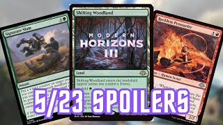 Modern Horizons 3 523 Spoilers  New Copy Land Haste Landfall Insane Damage Spell [upl. by Irap]