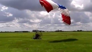 Powered Parachute Crash 91011 Angle 2 [upl. by Nedle]