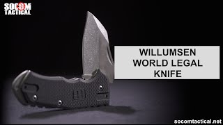 Willumsen Urban Tactical World Legal Knife  Socom Tactical [upl. by Cuthbert]