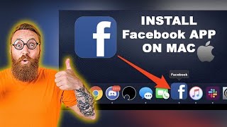 How to Download and Install Facebook App on Macbook  Learn how to install Facebook on MAC [upl. by Simara]