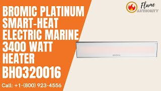 Bromic Platinum Smart Heat Electric Marine 3400 Watt Heater  BH0320016 [upl. by Nessie]