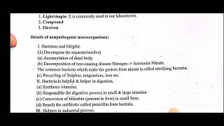 lec 65 book zero LHV Microscope and Non pathogenic microorganisms غیر نقصان دہ آرگنزم [upl. by Eibob]