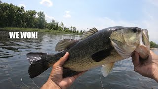 Potomac River Bass Fishing  Fishers of Men Tournament WIN [upl. by Arraic]