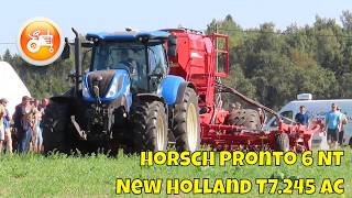 Horsch Demonstrations 2024  Horsch Pronto 6 NT amp New Holland T7245 AC [upl. by Vera]