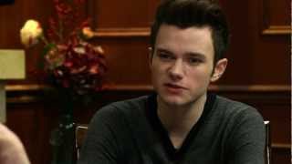 quotGleequot Star Chris Colfer Talks About His Upbringing  Larry King Now  Ora TV [upl. by Etnahsal130]