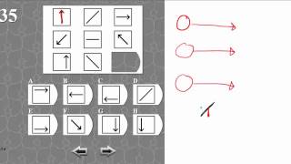 IQ TEST matrix 35 SOLVED AND EXPLAINED [upl. by Lyrahs]