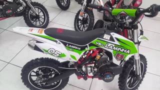 Mini moto cross Laminha 49cc Jota Mini Motos wwwjotaminimotoscombr [upl. by Fennie]