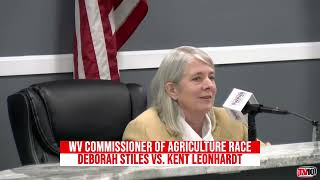 Political Forum WV Commissioner of Agriculture Race  Deborah Stiles vs Kent Leonhardt 101524 [upl. by Romeo]