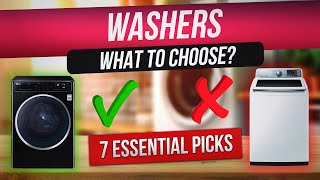 BEST Washers 2024  The Only 7 You Should Consider Today [upl. by Iturhs851]