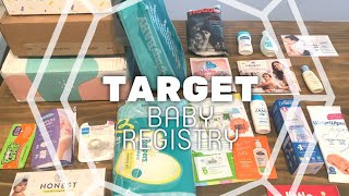 2020 FREE Target Baby Registry Gift Bag  Baby Registry Box [upl. by Leihcey]