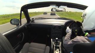 MX5 OC Blyton 2014 Sun OPL East Circuit 1 Spin [upl. by Attelliw]