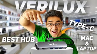 Best USB Hub for Macbook  Laptop India  Verilux 6 in 1 USB C Hub  Macbook Air [upl. by Annoed458]