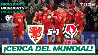 Highlights  Gales 51 Bielorrusia  UEFA European Qualifiers 2021  TUDN [upl. by Prisilla]