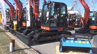 Kubota KX0804α2 2P Mini Excavator 2023 Exterior and Interior [upl. by Anihta]