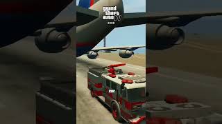 Evolution Of Plane Vs Fire Truck In Gta 20012013 gta gta3 gta4 gtav shortvideo subscribe 1k [upl. by Anaigroeg145]