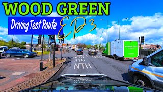 WOOD GREEN DRIVING TEST ROUTE EP3 19 APR 2024 drivingtestvideo woodgreen [upl. by Yenohtna]