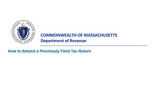 How to Amend a Previously Filed Tax Return [upl. by Vachill]