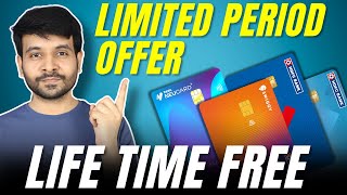 HDFC Credit Cards Life Time Free Offer  LIMITED PERIOD OFFER [upl. by Rexer]