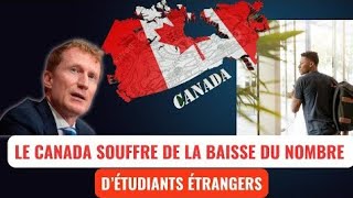 DÉFI AUX QUELS LES ÉTUDIANT ÉTRANGER FONT FACE AU CANADA À CAUSE DES NOUVELLE MESURES 🇨🇦 [upl. by Scotney]