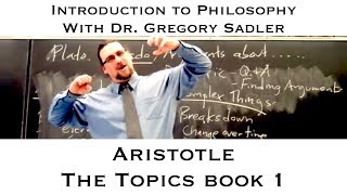 Aristotle the Topics book 1  Introduction to Philosophy [upl. by Enyamrahs364]