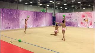 MG Rhythmic Academy Intermediate Group Ball Vitry Cup 2020 [upl. by Cerell]