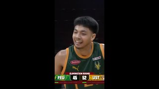 FEU’s Jorick Bautista HITS CRUCIAL TREY vs UST  UAAP Season 87 Mens Basketball [upl. by Alletsyrc]